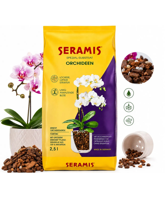 Seramis molio granulių substratas orchidėjoms 2,5 l