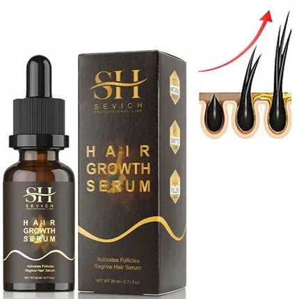 Sevich imbiero serum, mažinantis plaukų slinkimą ir skatinantis augimą