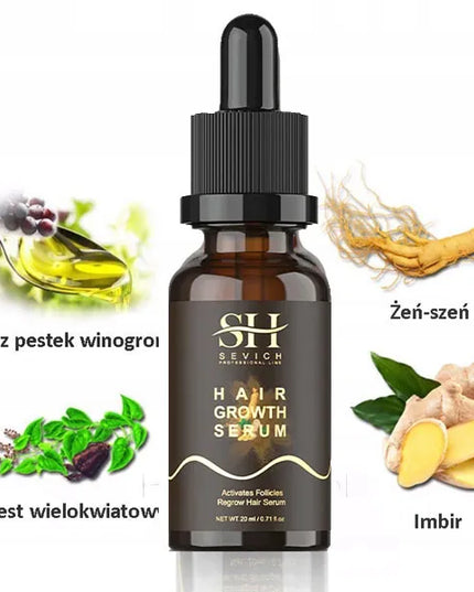 Sevich imbiero serum, mažinantis plaukų slinkimą ir skatinantis augimą