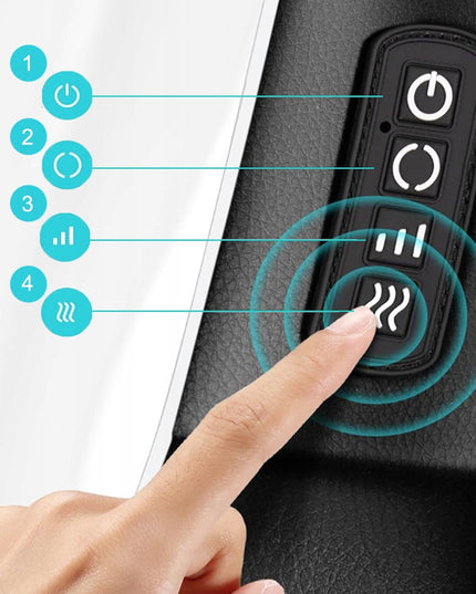 Kaklo ir nugaros masažuoklis su šildymu MalTec PRO-Comfy30W-02 – masažas namuose, darbe ir automobilyje