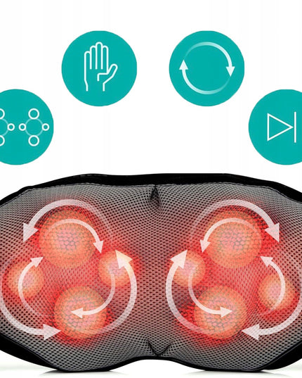 Kaklo ir nugaros masažuoklis su šildymu MalTec PRO-Comfy30W-02 – masažas namuose, darbe ir automobilyje