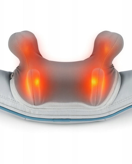 Masažuoklis nugarai, kaklui ir pečiams Shiatsu NeckChill Beauty Limited® su belaidžiu USB įkrovimu, 3D masažo galvutėmis ir šildymo funkcija