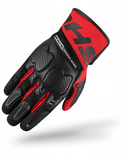 SHIMA BLAZE 2.0 MEN raudonos vyriškos trumpos motociklininko pirštinės