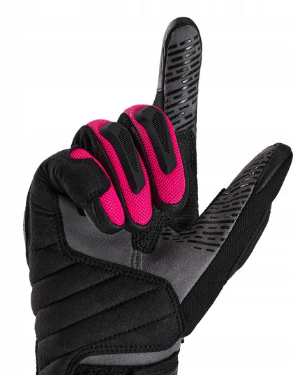 SHIMA BLAZE 3.0 LADY BLACK PINK moteriškos trumpos motociklininko pirštinės, dydis S