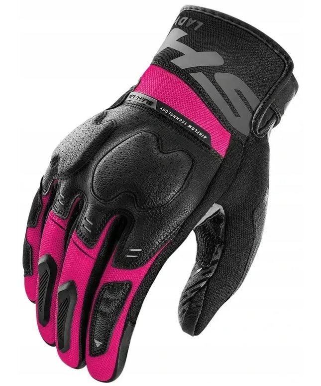 SHIMA BLAZE 3.0 LADY moteriškos trumpos motociklininko pirštinės, juodos, M dydis