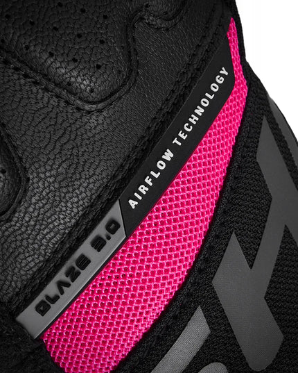 SHIMA BLAZE 3.0 LADY moteriškos trumpos motociklininko pirštinės, juodos, M dydis