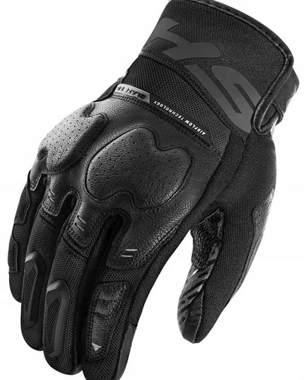 Shima Blaze 3.0 vyriškos trumpos vasarinės motociklininko pirštinės, juodos, XL