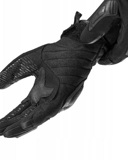Shima Blaze 3.0 vyriškos trumpos vasarinės motociklininko pirštinės, juodos, XL