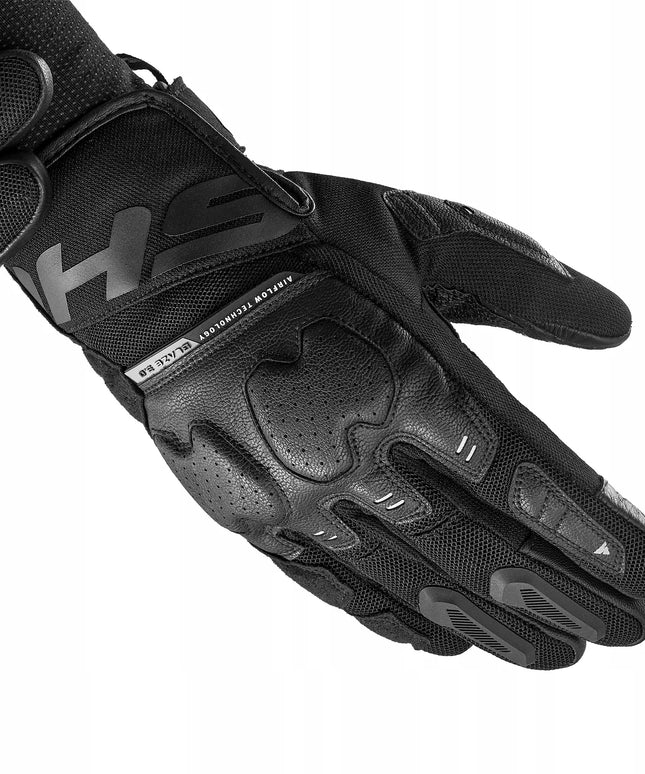 Shima Blaze 3.0 vyriškos trumpos vasarinės motociklininko pirštinės, juodos, XL