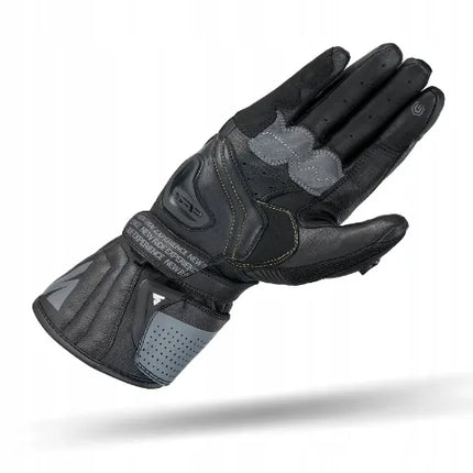 Shima STR-2 VENT BLACK sportinės motociklininko pirštinės