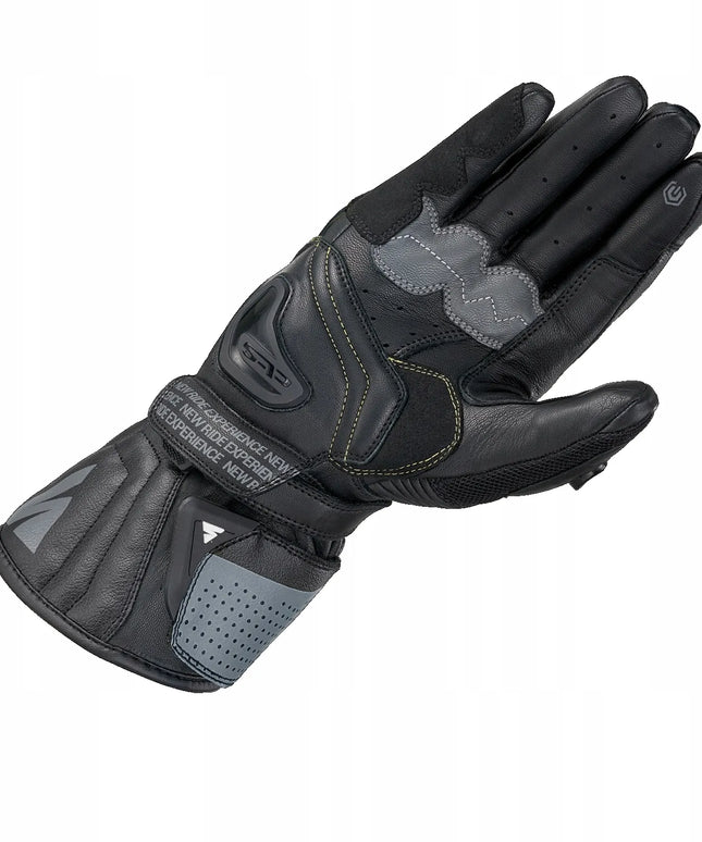 Shima STR-2 VENT BLACK sportinės motociklininko pirštinės