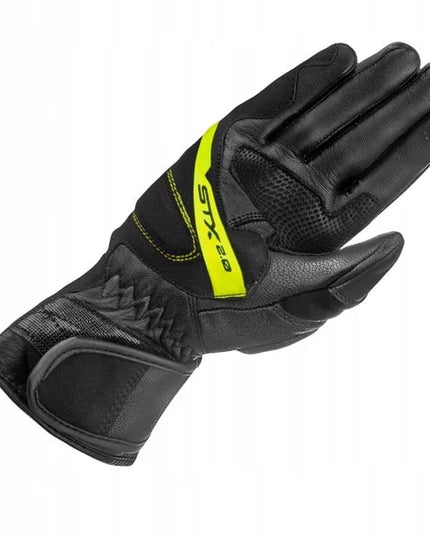 SHIMA STX 2.0 ilgos vyriškos motociklininko pirštinės FLUO