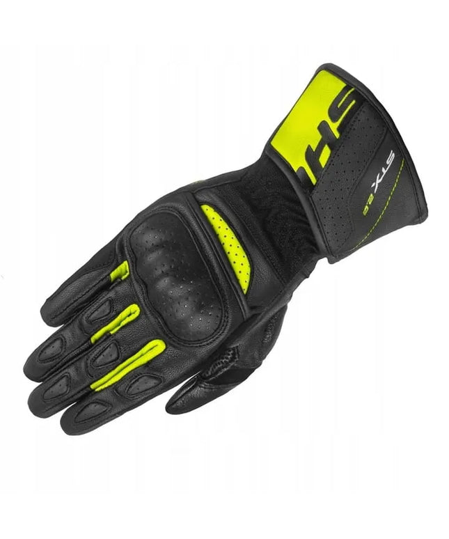 SHIMA STX 2.0 ilgos vyriškos motociklininko pirštinės FLUO