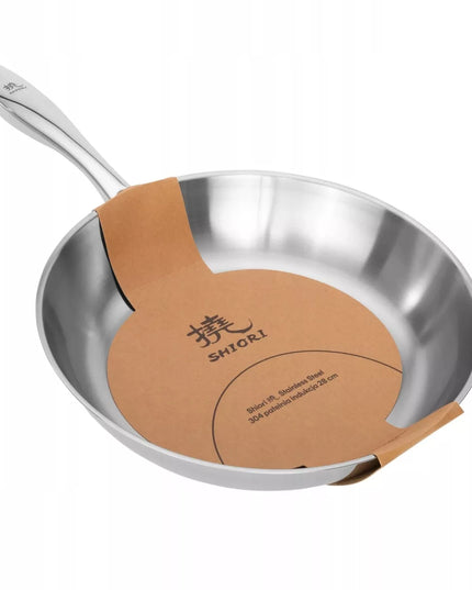 Shiori Stainless Steel 304 keptuvė be dangos indukcinė, 28 cm