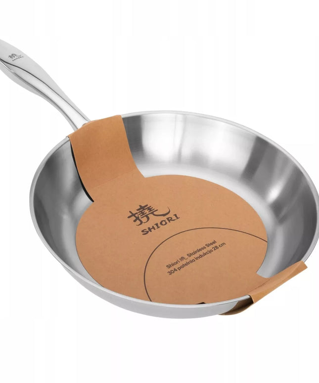Shiori Stainless Steel 304 keptuvė be dangos indukcinė, 28 cm
