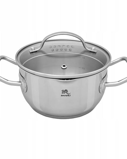 Shiori Steel Series Pro 316 puodų rinkinys, 7 elementai