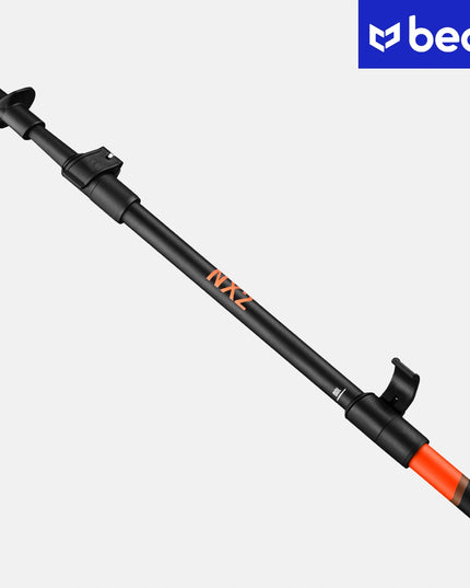 Reguliuojamos Šiaurietiško Ėjimo Lazdos Beon NX2 – Sulankstomos, Juodos, Su 2 Poromis Guminukų