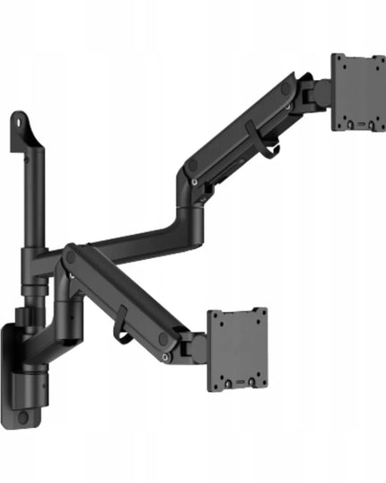 Sieninis laikiklis 2 monitoriams 24-57" 54kg VESA 100x100/75x75, dujinis, Spacetronik