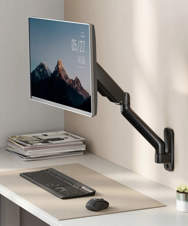 Sieninis monitoriaus laikiklis Spacetronik 17-32 colių VESA 75x75 100x100 reguliuojamas