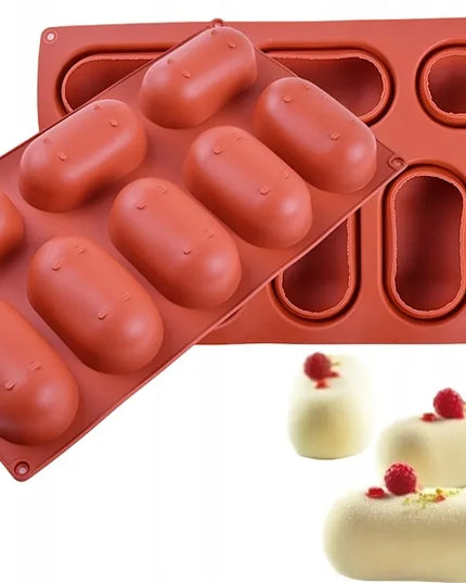 Silikoninė 3D forma „PODUSZKI PILL“ desertams, putėsiams ir kepiniams