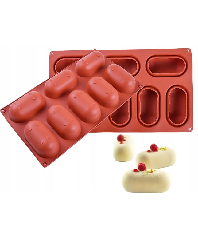 Silikoninė 3D forma „PODUSZKI PILL“ desertams, putėsiams ir kepiniams