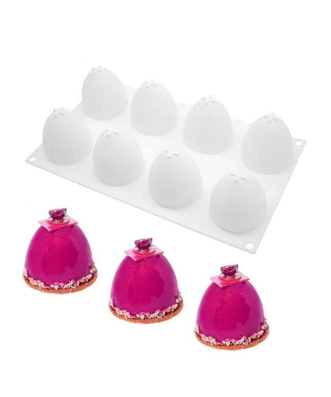 Silikoninė forma monoporcijoms Dome
