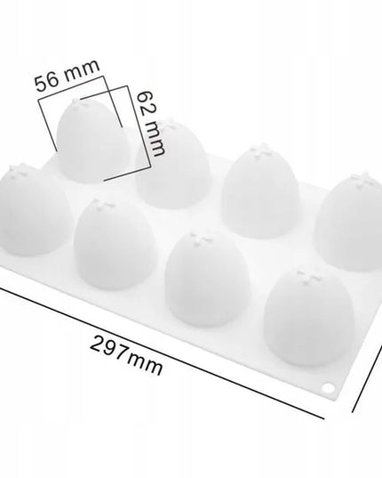 Silikoninė forma monoporcijoms Dome