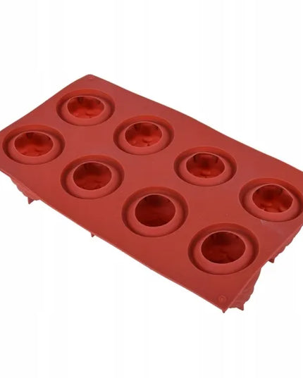 Silikoninė forma monoserviruotėms 3D kankorėžiai/ananasai, 8 skylių