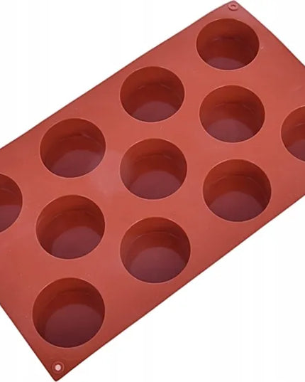 Silikoninė forma vienos porcijos desertams CILINDRAS 50x30 mm, 11 ertmių