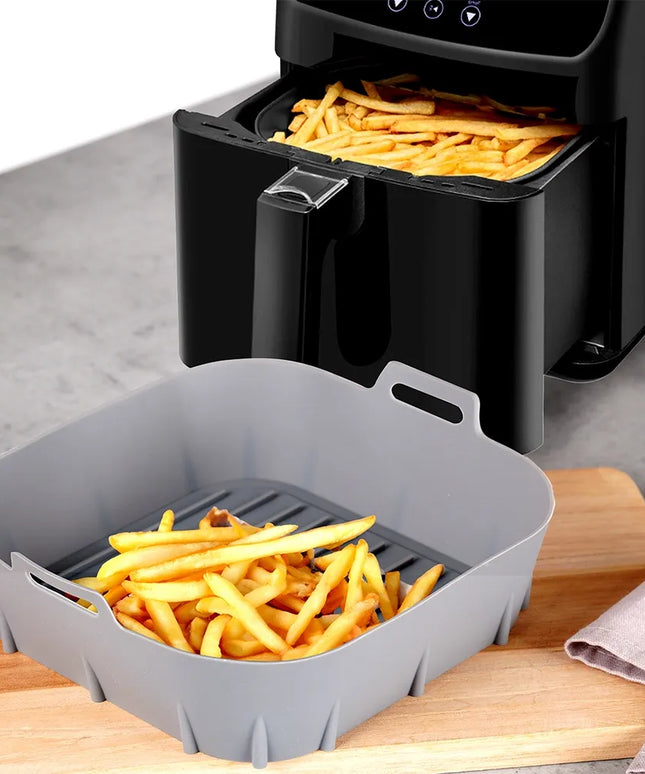 SILIKONINIS įdėklas gruzdintuvei AIR FRYER kepimo forma