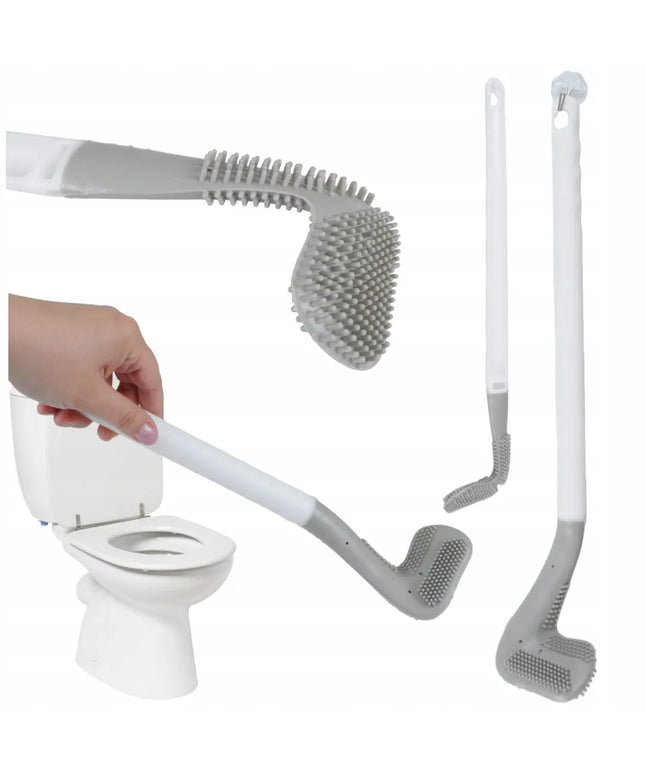 Silikoninis tualeto šepetys WC su kabliuku