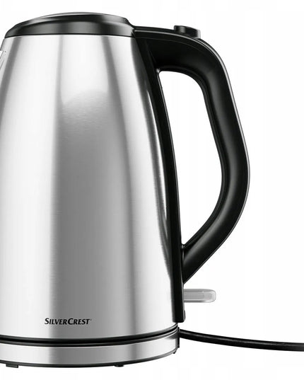 SilverCrest elektrinis virdulys 3100W 1,7L metalinis su besisukančiu pagrindu, sidabrinė/pilka