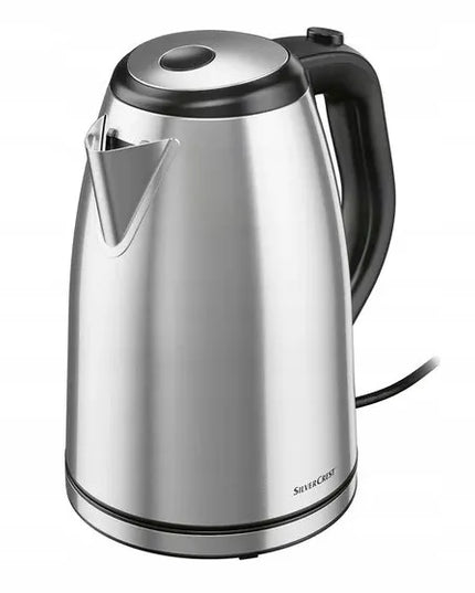 SilverCrest elektrinis virdulys 3100W 1,7L metalinis su besisukančiu pagrindu, sidabrinė/pilka