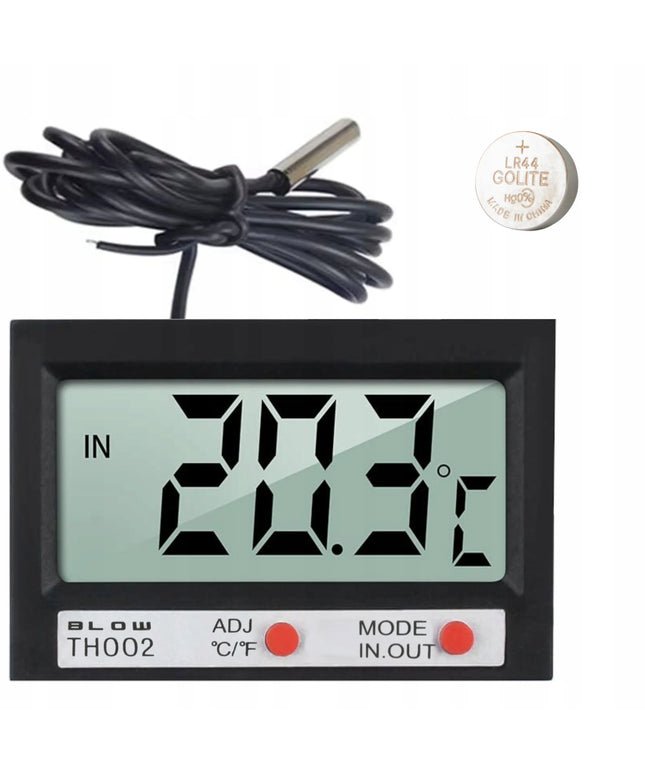 Skaitmeninis elektroninis kambario termometras BLOW TH002 su zondo laikmačiu