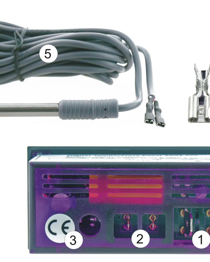 Skaitmeninis elektroninis termometras Esco TPM-900, -30°C...+110°C, LED ekranas, 230V