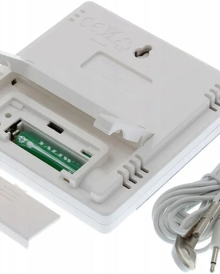 Skaitmeninis higrometras termometras su išoriniu jutikliu ir LCD laikrodžiu RTOOLS HTC-2