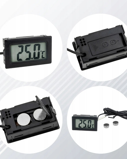 Skaitmeninis LCD skydinis elektroninis termometras su zondu -50°C +110°C