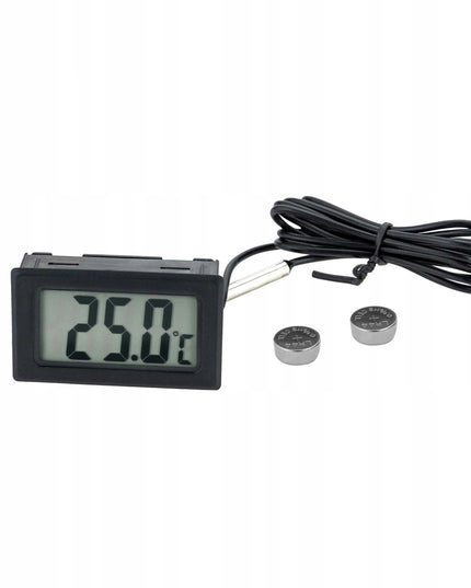 Skaitmeninis LCD skydinis elektroninis termometras su zondu -50°C +110°C