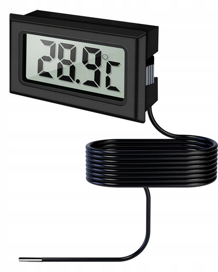 Skaitmeninis LCD skydinis elektroninis termometras su zondu -50°C +110°C