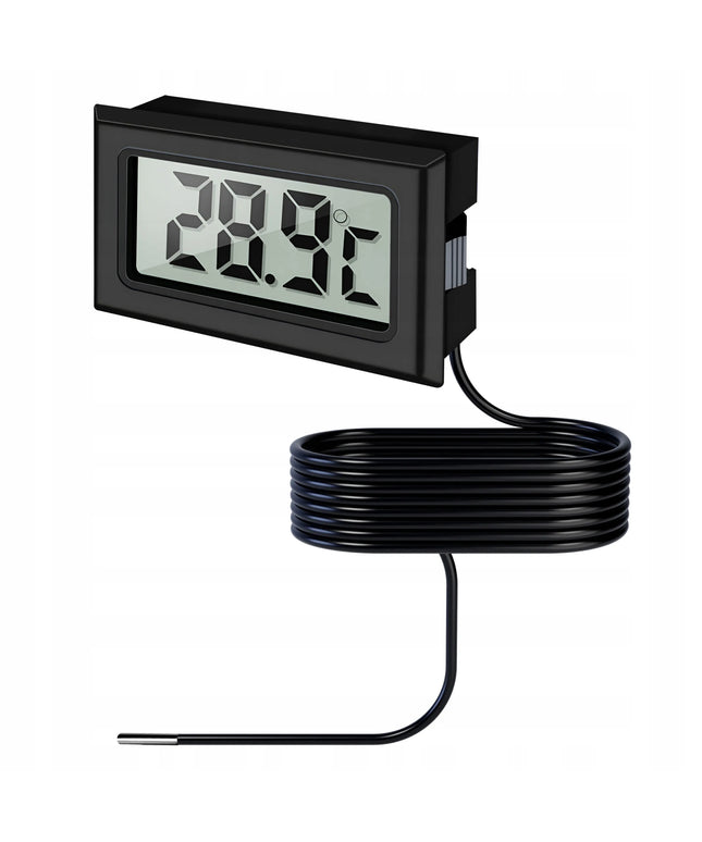 Skaitmeninis LCD skydinis elektroninis termometras su zondu -50°C +110°C
