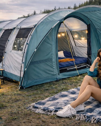 Skandika Egersund 7 Plus Sleeper šeimyninė palapinė, 6 vietų, 18 m²