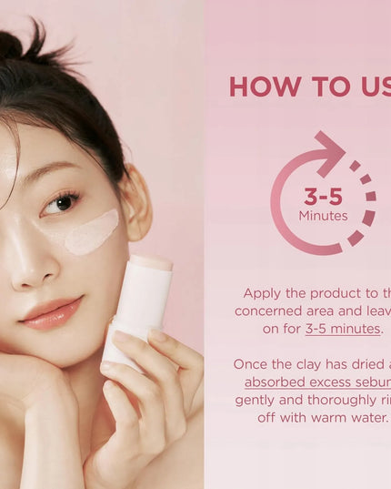 SKIN1004 Centella Poremizing Quick Clay Stick molio kaukė pieštuke, 27 g