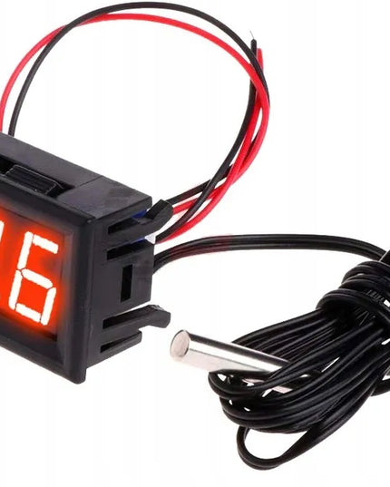 Skydinis termometras su raudonu LED ekranu