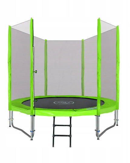 Skyramiz sodo batutas 244cm 8FT vaikams žalias + priedai