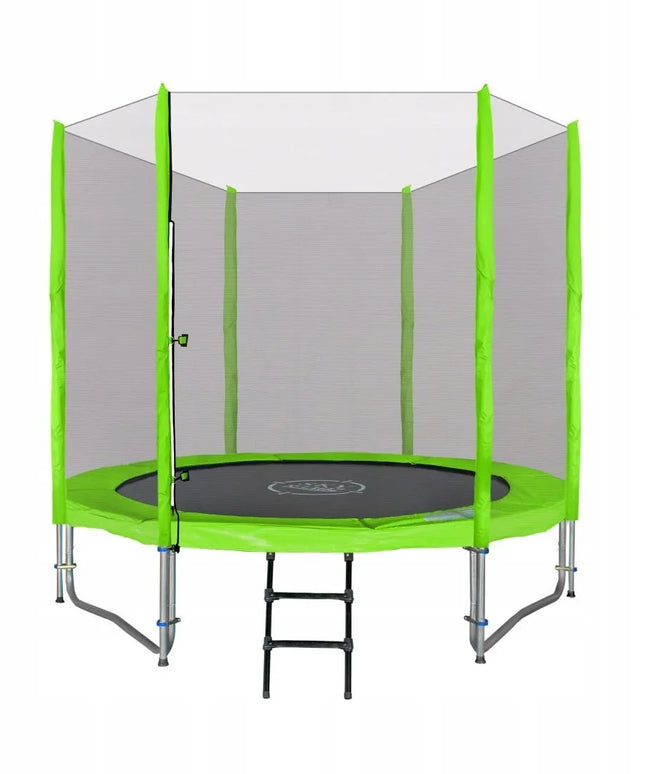 Skyramiz sodo batutas 244cm 8FT vaikams žalias + priedai