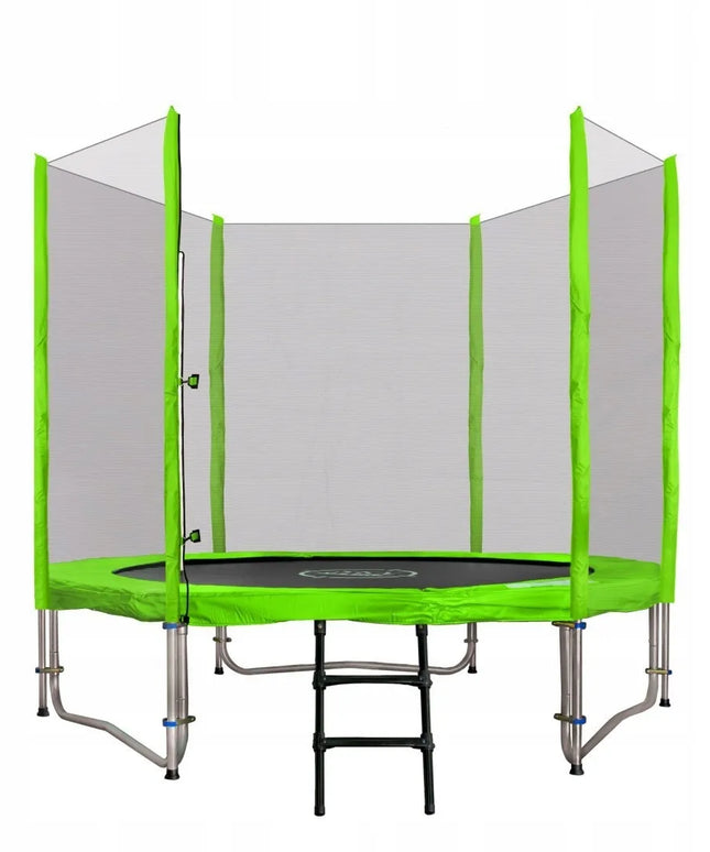 Skyramiz sodo batutas 244cm 8FT vaikams žalias + priedai