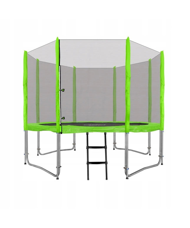 Skyramiz sodo batutas 305cm 10FT vaikams žalias + priedai