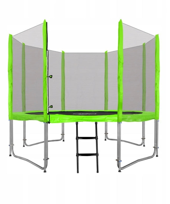 Skyramiz sodo batutas 305cm 10FT vaikams žalias + priedai
