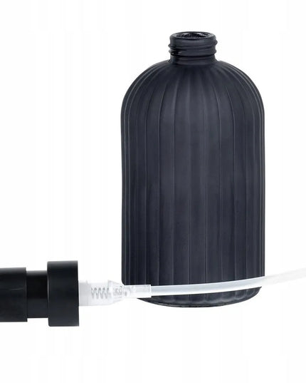 Skysto muilo ir indų ploviklio dozatorius Vilde, 400 ml, juodas