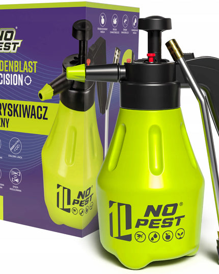 Slėginis purkštuvas No-Pest Gardenblast Precision 1L su reguliuojamu antgaliu